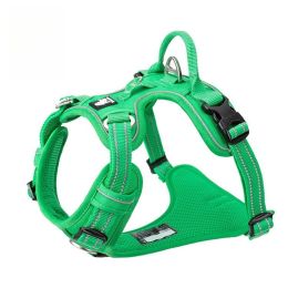 Chest Strap Pet Supplies Explosion-proof Vest Dog Hand Holding Rope (Option: Green-XL)