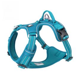 Chest Strap Pet Supplies Explosion-proof Vest Dog Hand Holding Rope (Option: Lake Blue-XL)