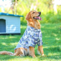 Summer Dog Thin Pet Clothing Vest (Option: Shirt Blue9-7XL)