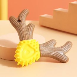 Dog Biting Toy Teeth Grinding Stick (Option: Yellow-Blister packaging)