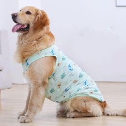 Summer Dog Thin Pet Clothing Vest (Option: Vest light green-7XL)