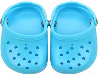 Dog Hole Shoe Wear-resistant Silicone (Option: Blue-2piece)