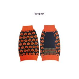 Halloween Pet Costume Teddy Warm Leisure Sweater (Option: Orange Small Pumpkin-XL)