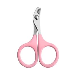 Pet Nail Clipper Small And Medium-sized (Option: Bare Cut Pink-Short Tail Full Steel Cut)