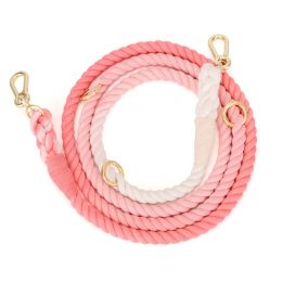 Color Pet Traction Gradient Rainbow (Option: Peach Pink-13MMX210cm)