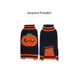 Halloween Pet Costume Teddy Warm Leisure Sweater (Option: Black Jacquard-XL)