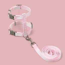 Pet I-shaped Traction Rope To Prevent Detachment (Option: Pink-M)