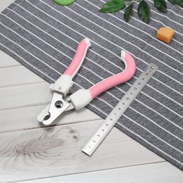 Pet Cat Dog Nail Scissors (Option: Pink Curved Handle Small Size)