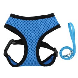 Breathable Mesh Dog Reflective Chest Strap (Option: Blue-L)