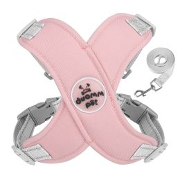 Pet Dog Breathable Chest Strap Reflective Hand Holding Rope (Option: Pink-S)