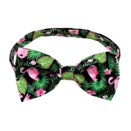 Fruit Pet Small Bow Tie Cactus Dog Cat Decorations (Option: Leaf Flamingo)