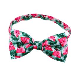 Fruit Pet Small Bow Tie Cactus Dog Cat Decorations (Option: Light Turtle Leaf Watermelon)