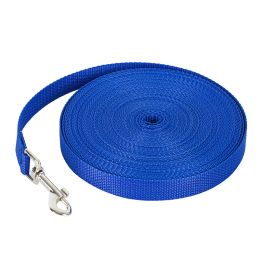 Fashion Pet Dog Solid Color Leash (Option: Blue-5M x 1.5CM)