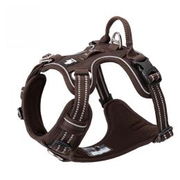 Chest Strap Pet Supplies Explosion-proof Vest Dog Hand Holding Rope (Option: Brown-XL)