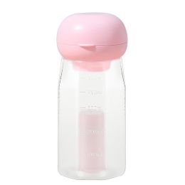 Portable Accompanying Cup Integrated (Color: Pink)