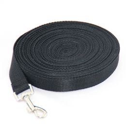 Fashion Pet Dog Solid Color Leash (Option: Black-5M x 1.5CM)