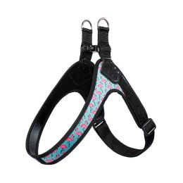 Puppy Harness Leash Vest Style (Option: Flamingo-Bust50 to 65cm)