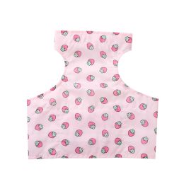 Pet Cooling Clothes Anti-heatstroke Cooling Ice Apron Cooling Ice Vest Cooling Clothes (Option: Pink Strawberry-S)