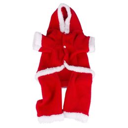 Dog Clothes Warm Creative Holiday Clothing (Option: Red Christmas Clothes-XL)